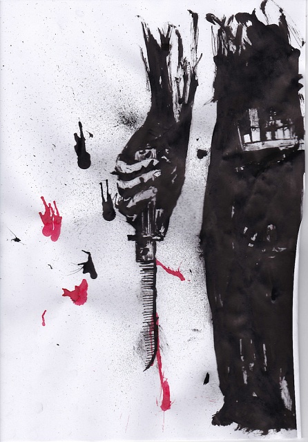 Ink drawing